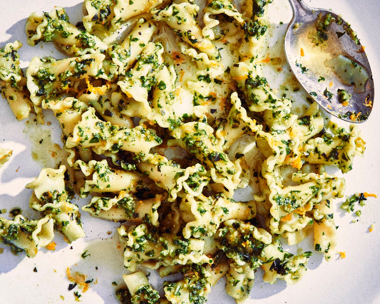 x Like Family Lemony Pesto Pasta Flour + Water Foods