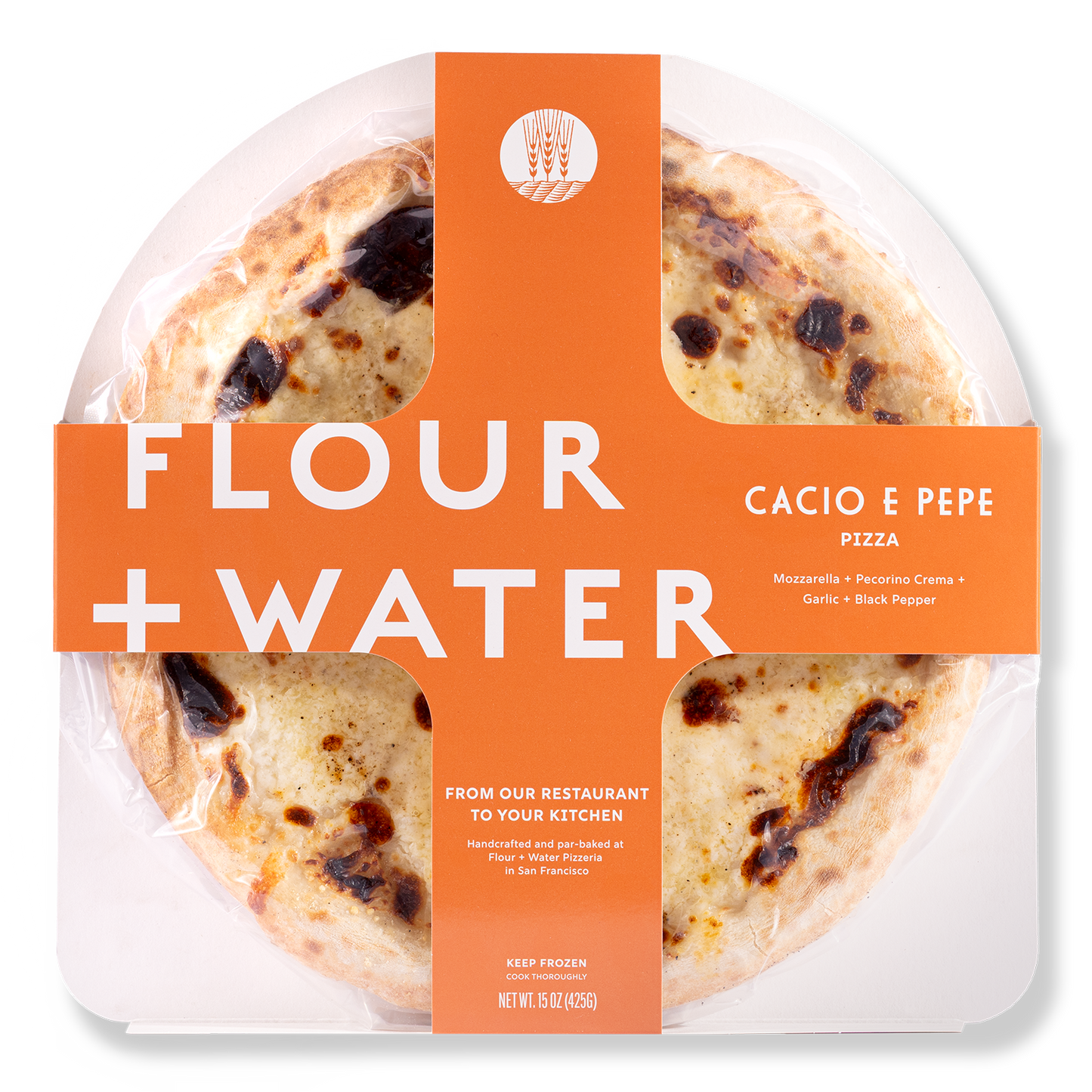 
                  
                    Flour + Water Handcrafted Pizza
                  
                