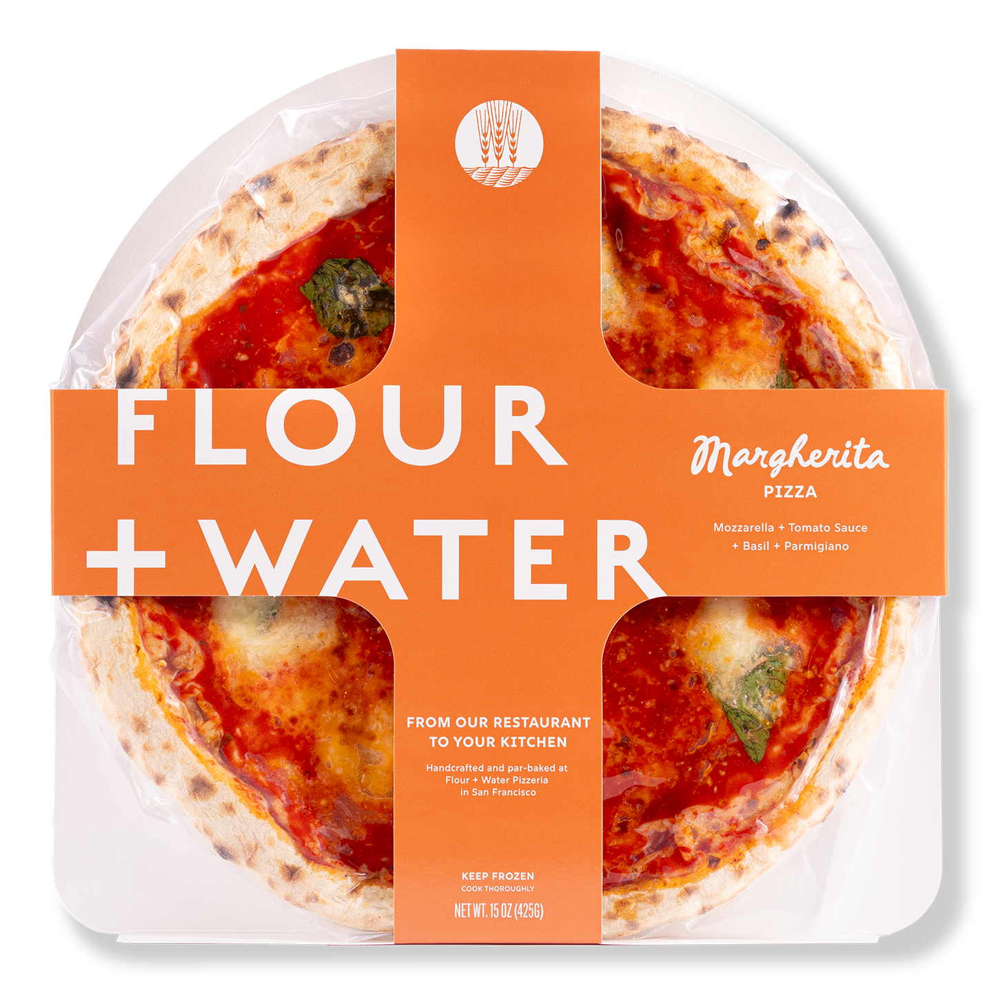 
                  
                    Flour + Water Handcrafted Pizza
                  
                