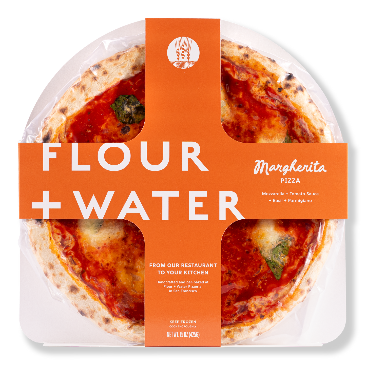 
                  
                    Flour + Water Handcrafted Pizza
                  
                