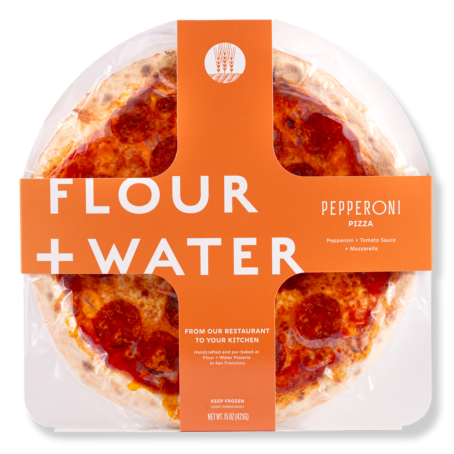 
                  
                    Flour + Water Handcrafted Pizza
                  
                
